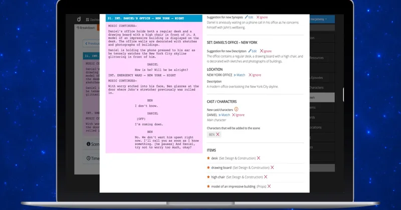 Dramatify's AI Script Breakdown Turns Days of Pre-Production into Minutes