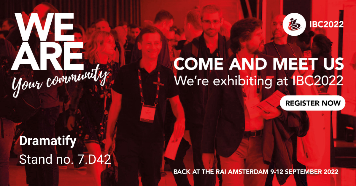 Meet us at IBC 2022 in Amsterdam!