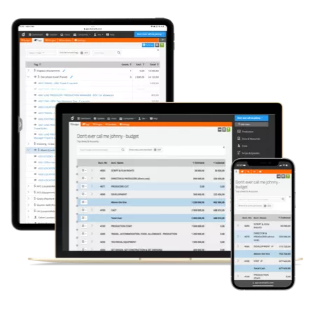 Film budgeting and production budgeting software and templates for video, entertainment, sport, non-fiction and branded content.